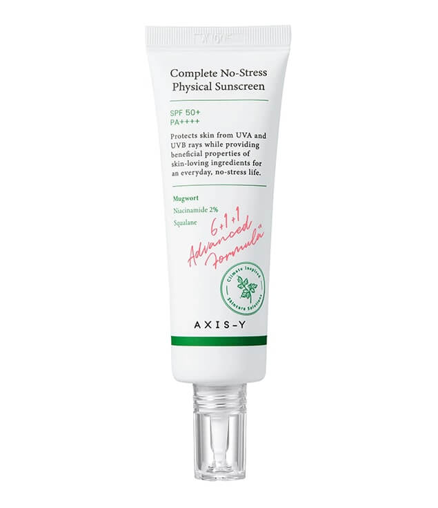 AXIS-Y | COMPLETE NO-STRESS PHYSICAL SUNSCREEN SPF50+ PA++++